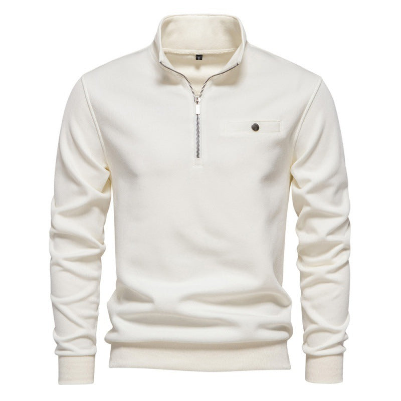 Demure™ Casual Half Zipper Sweater