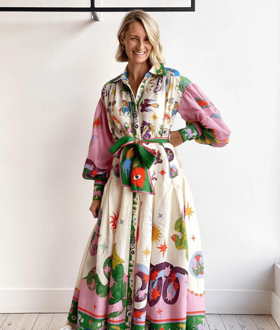 Laura™ – Elegantes italienisches Maxikleid
