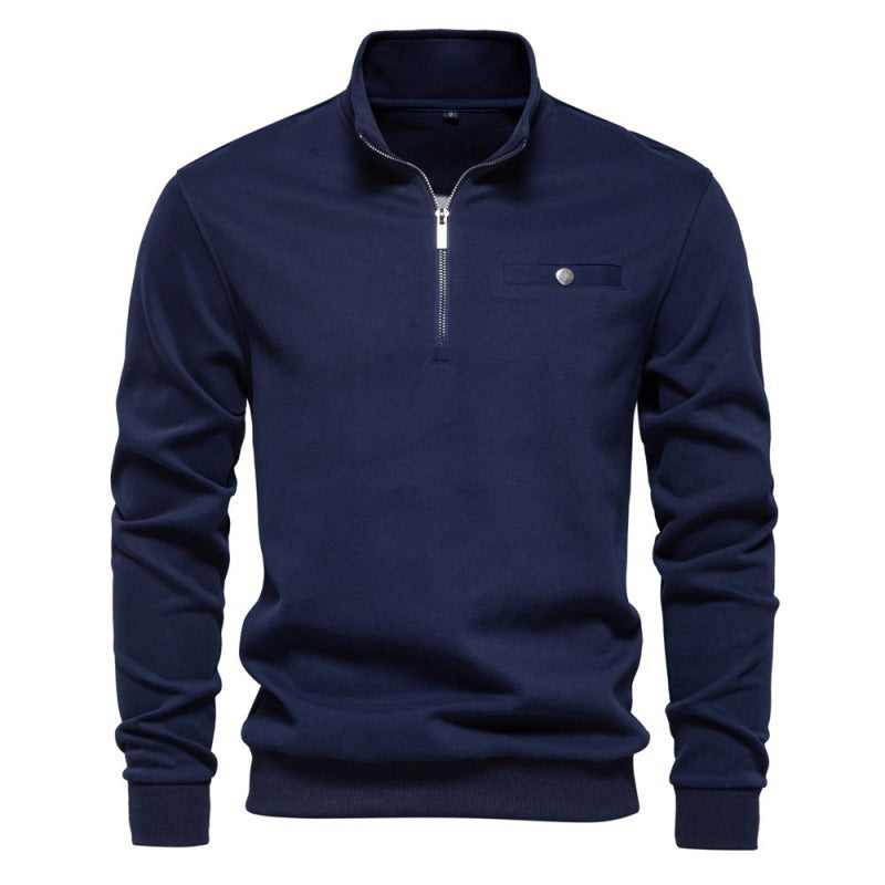 Demure™ Casual Half Zipper Sweater