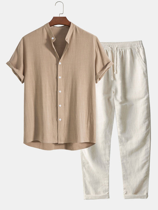 Theo™ - Leinen-Set mit Hemd und Hose