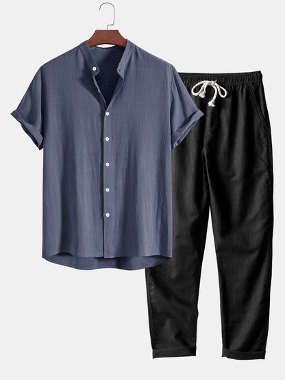 Theo™ - Leinen-Set mit Hemd und Hose