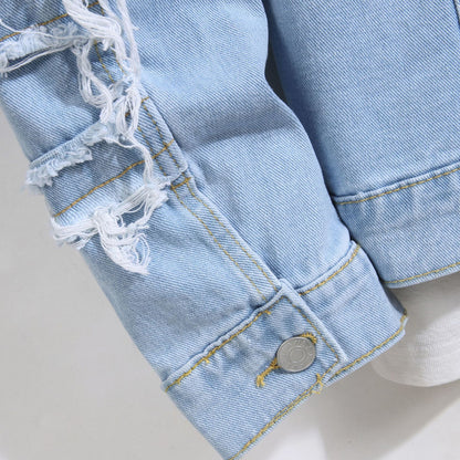 Demure™ Schicke Denimjacke – Ultimativer Stil für Frühling und Herbst