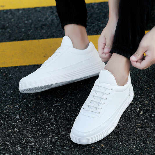 Demure™ nieuwe warme witte schoenen herenschoenen Koreaanse all-match schoenen schoenen heren Britse wind in de herfst
