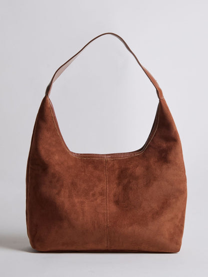 Wildleder-Tasche Daily Leather Tote