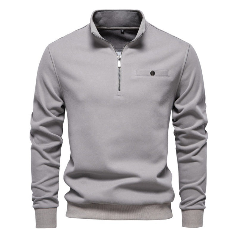 Demure™ Casual Half Zipper Sweater