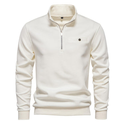 Demure™ Casual Half Zipper Sweater