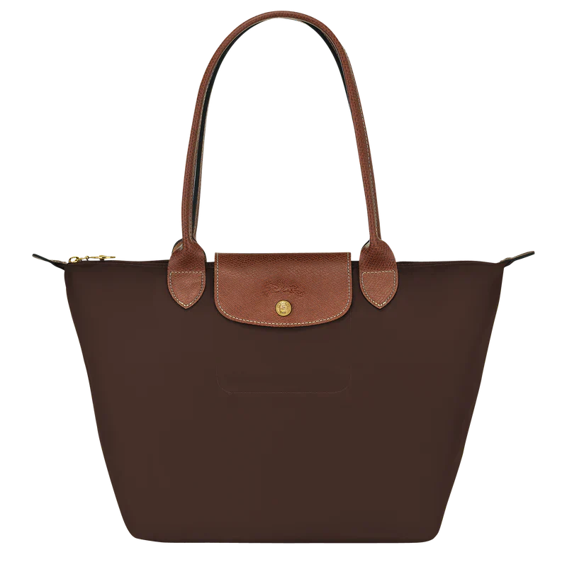 Mittlere Pliage Tasche, Dunkelbraun