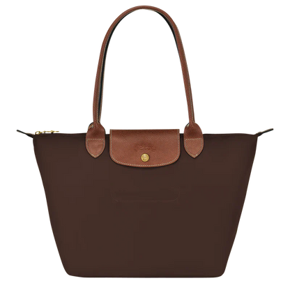 Mittlere Pliage Tasche, Dunkelbraun