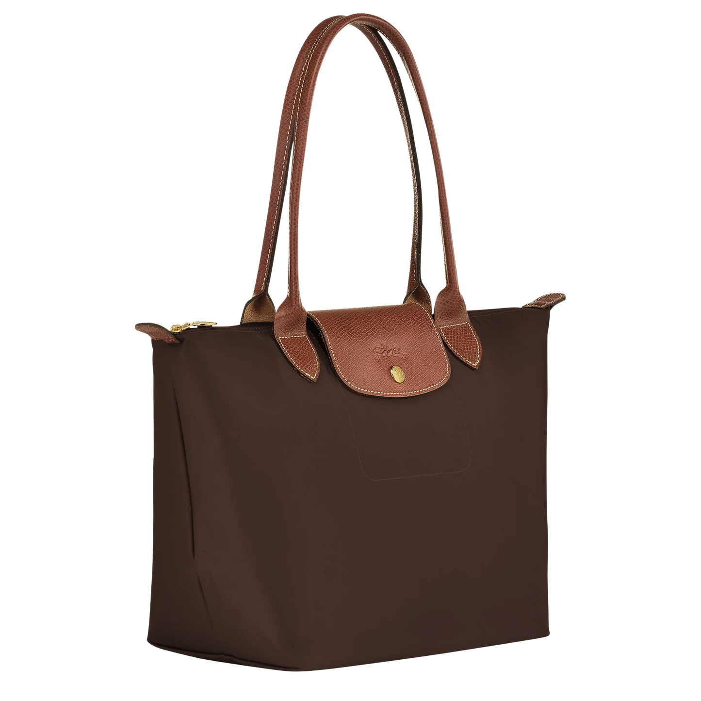 Mittlere Pliage Tasche, Dunkelbraun