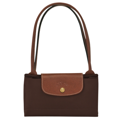Mittlere Pliage Tasche, Dunkelbraun