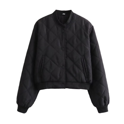 Demure™ Kurze Herbst-Baumwolljacke