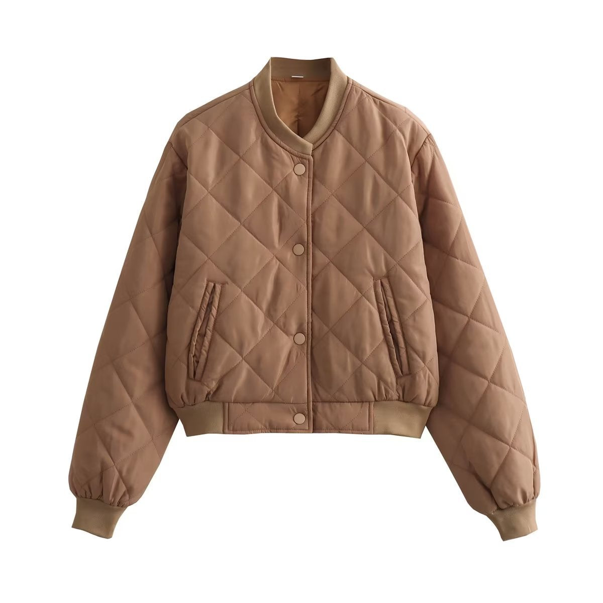 Demure™ Kurze Herbst-Baumwolljacke