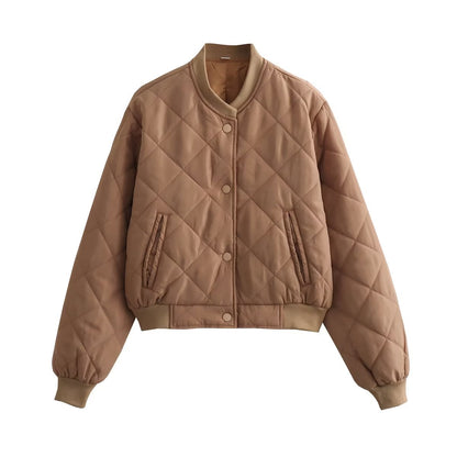 Demure™ Kurze Herbst-Baumwolljacke