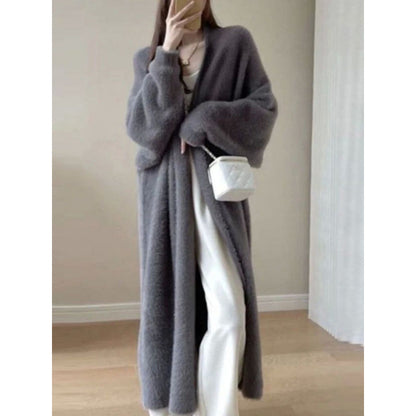 Demure™ Lässiger Overknee Pullovermantel