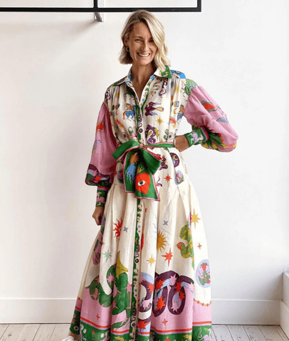 Laura™ – Elegantes italienisches Maxikleid