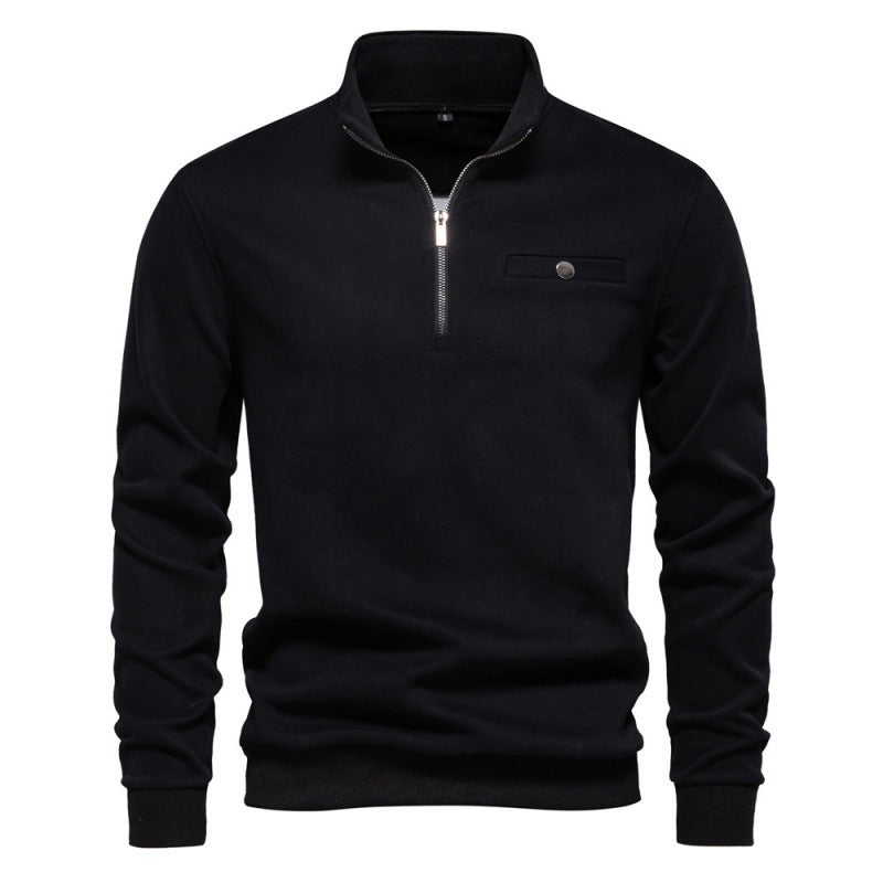 Demure™ Casual Half Zipper Sweater