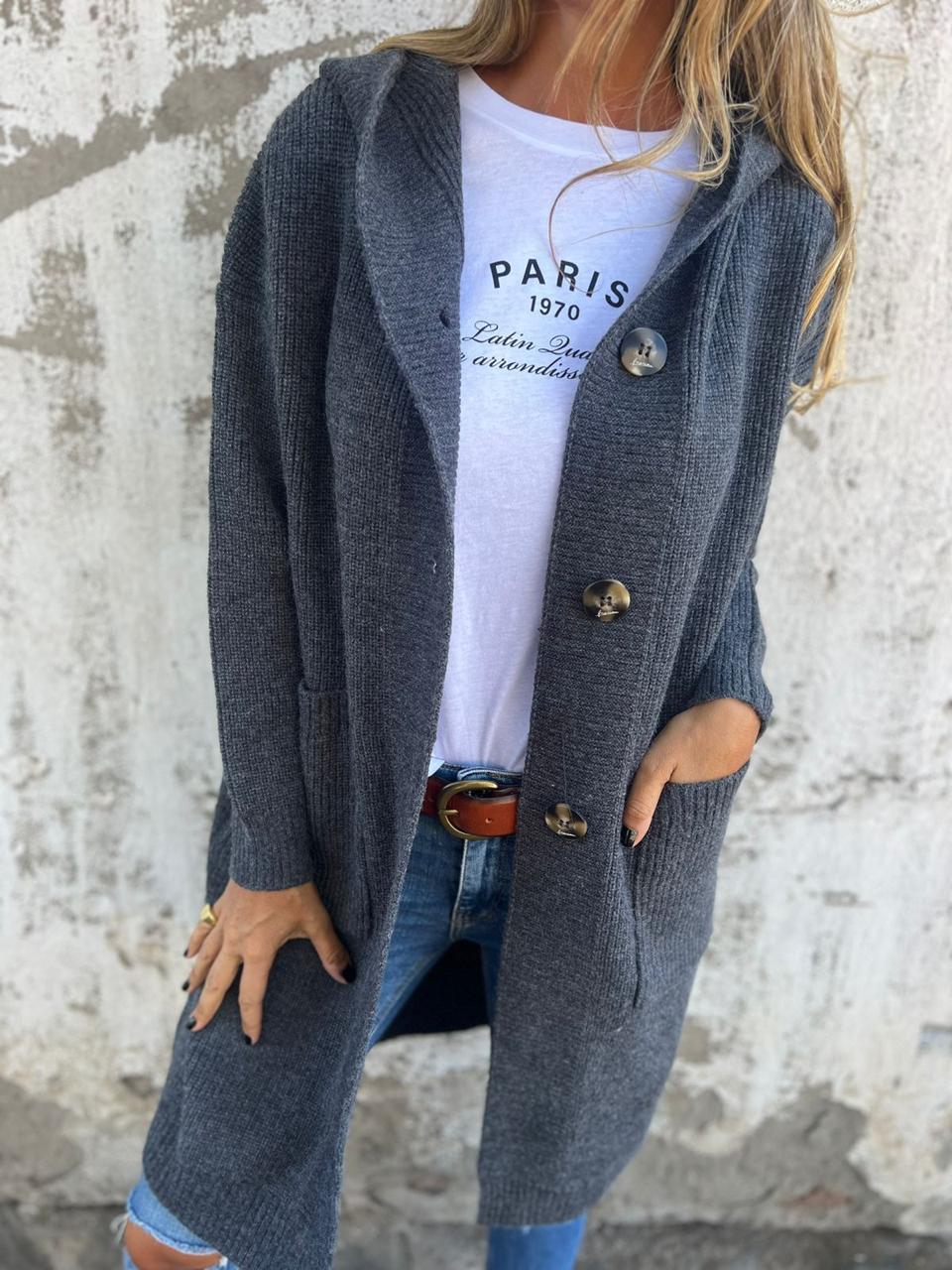Anna™  - Lange Strickjacke