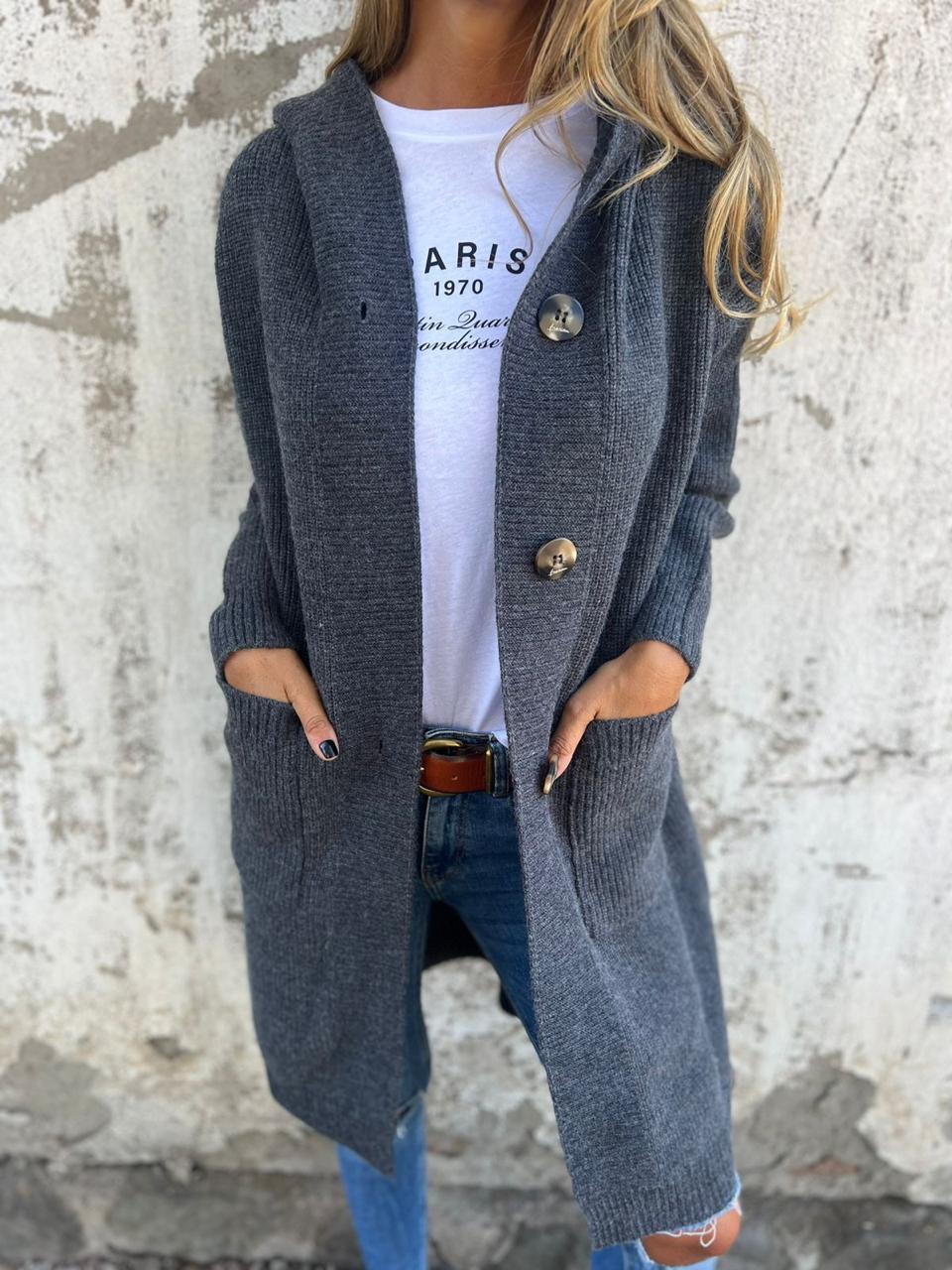 Anna™  - Lange Strickjacke