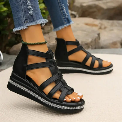 Mia™ - Strass Sandalen